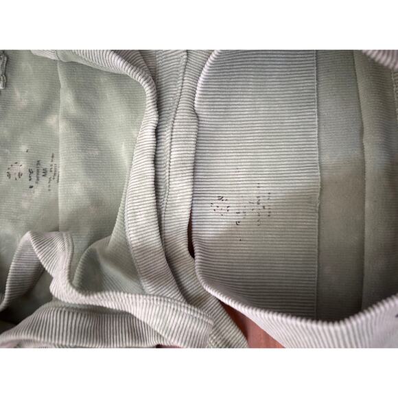 Ribbed Matching Set - Light Green Crop Top & Shorts - M/S - Beach Boho Style - Picture 8 of 8